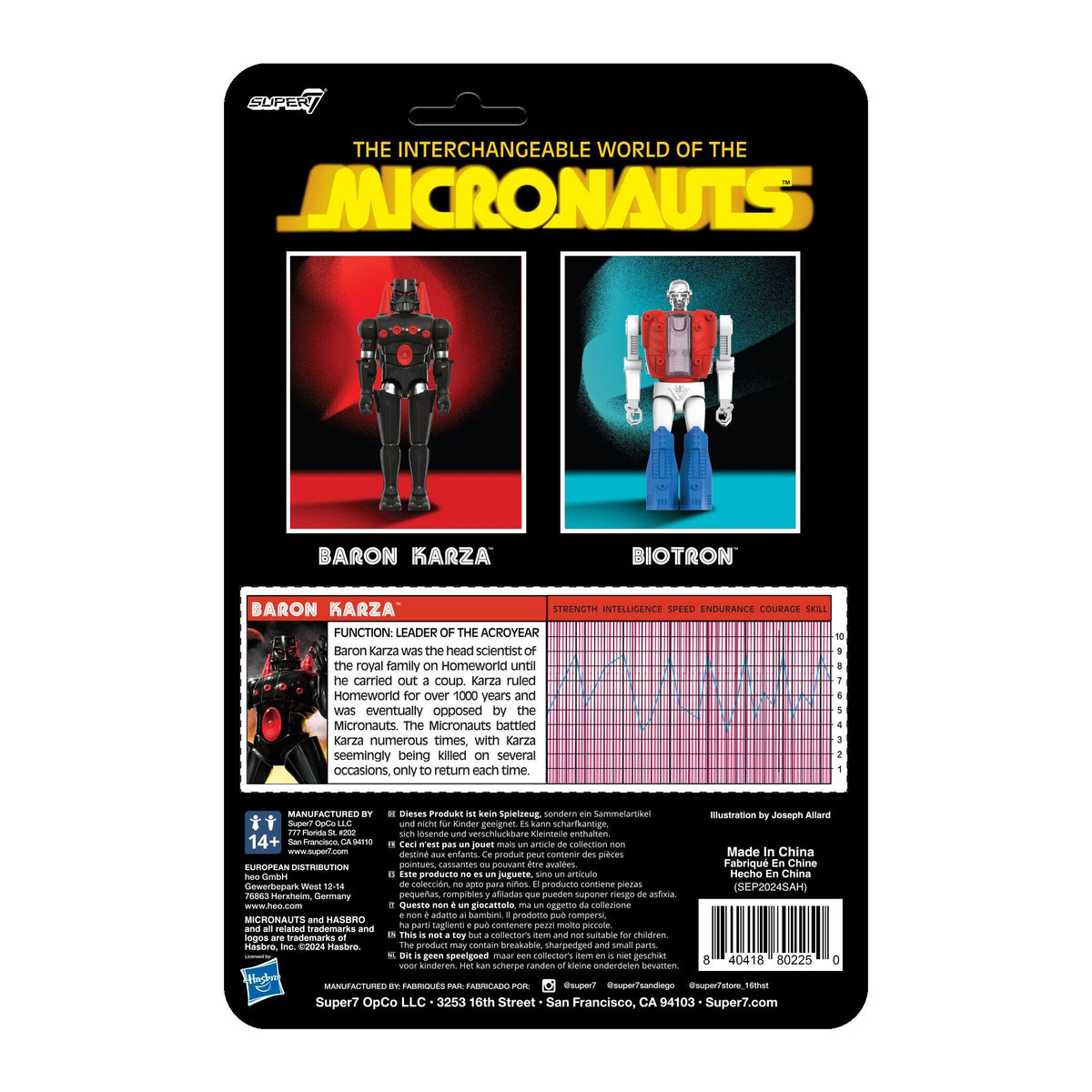 Micronauts ReAction+ Wave 01 - Baron Karza