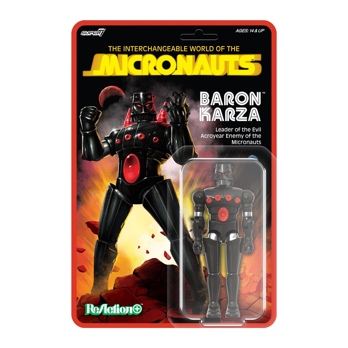 Micronauts ReAction+ Wave 01 - Baron Karza