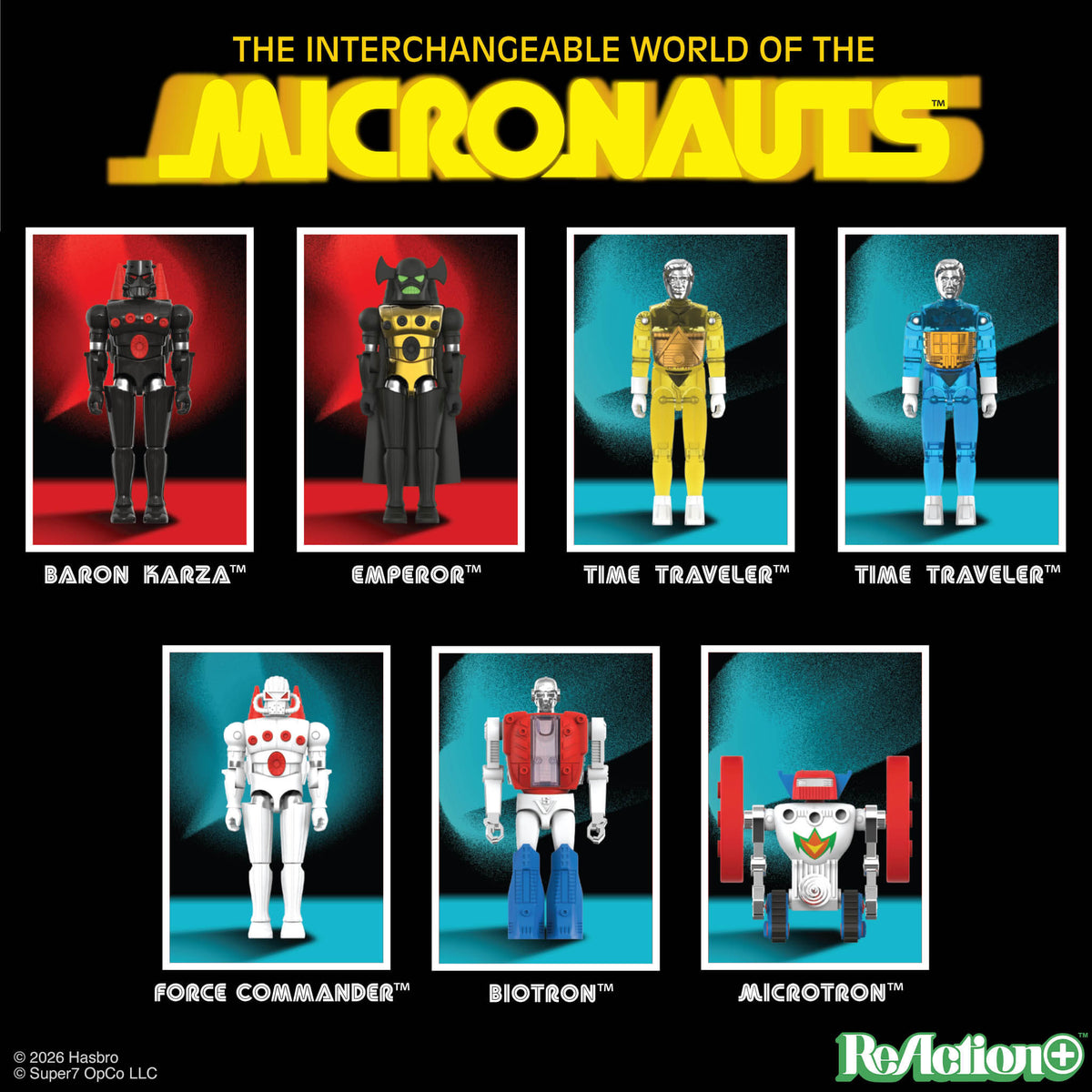 Micronauts ReAction+ Wave 03 - Time Traveler (Translucent Yellow)