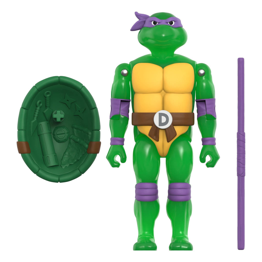 Teenage Mutant Ninja Turtles ReAction+ Figures - Mutagen Ooze Turtles (4-Pack, Glow)