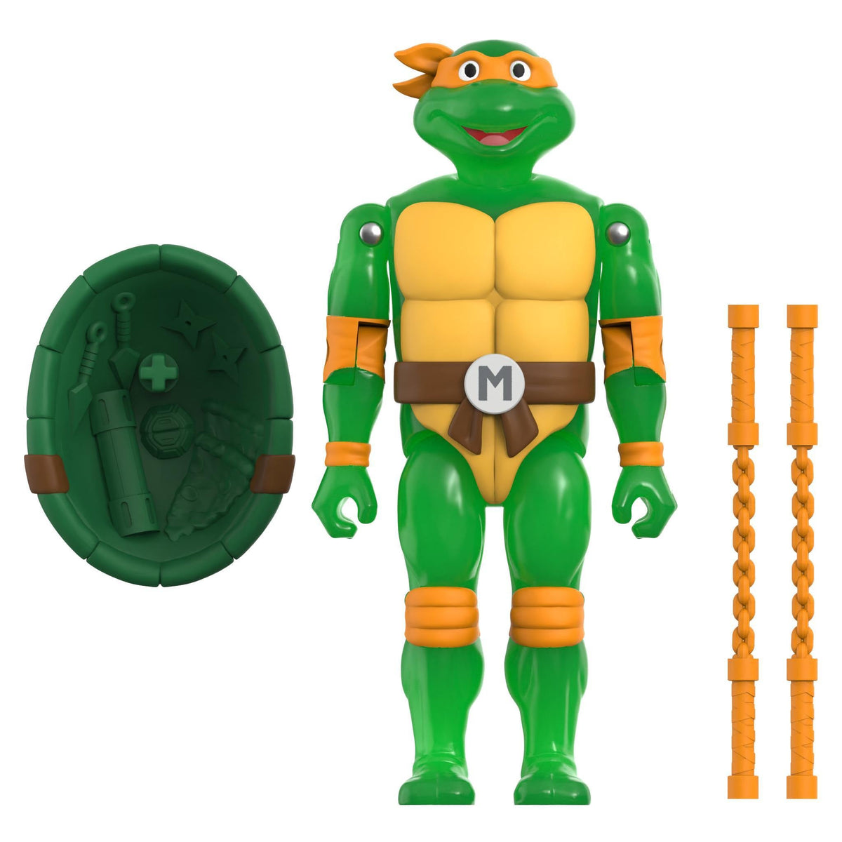 Teenage Mutant Ninja Turtles ReAction+ Figures - Mutagen Ooze Turtles (4-Pack, Glow)