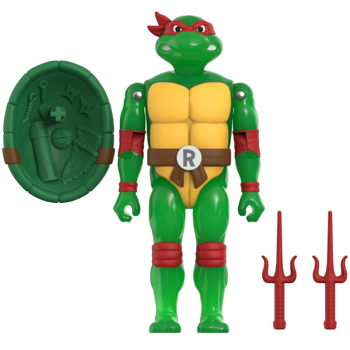 Teenage Mutant Ninja Turtles ReAction+ Figures - Mutagen Ooze Turtles (4-Pack, Glow)
