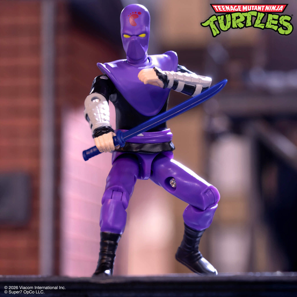 Teenage Mutant Ninja Turtles ReAction+ Wave 01 - Donatello, Raphael, Shredder & Foot Ninja