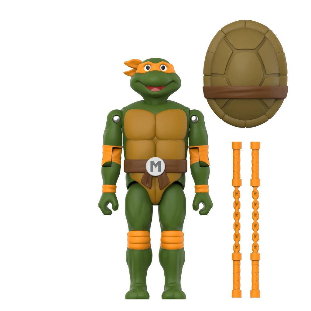 Teenage Mutant Ninja Turtles ReAction+ Wave 02 - Leonardo, Michelangelo, Bebop & Rocksteady