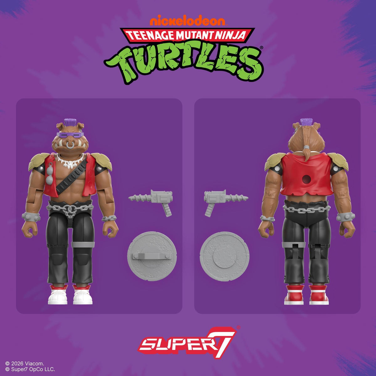 Teenage Mutant Ninja Turtles ReAction+ Wave 02 - Bebop