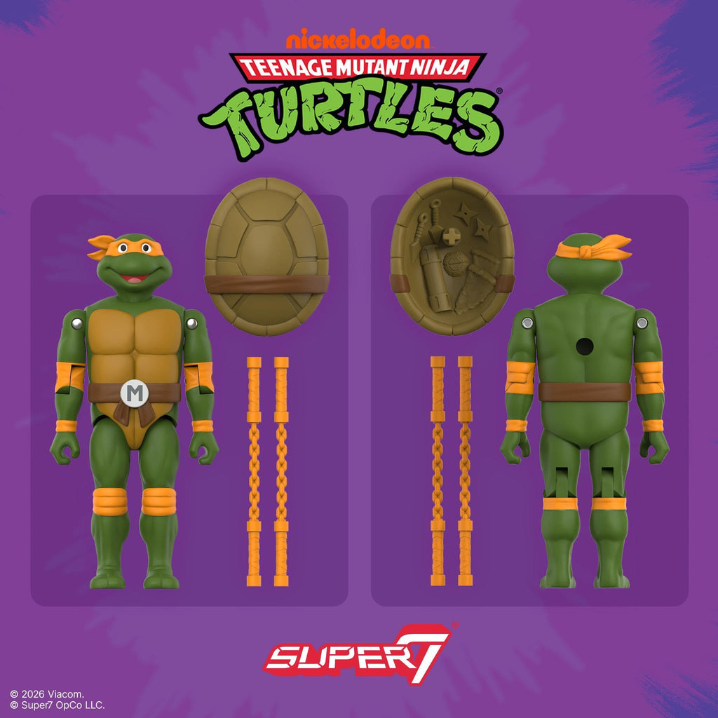 Teenage Mutant Ninja Turtles ReAction+ Wave 02 - Michelangelo