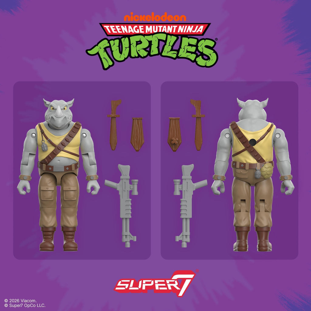 Teenage Mutant Ninja Turtles ReAction+ Wave 02 - Rocksteady