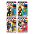 G.I. Joe ReAction+ Wave 09 - Lady Jaye, Deep Six, Zartan & Cobra Viper Gunner