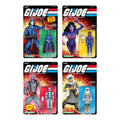 G.I. Joe ReAction+ Wave 6 - Snake Eyes (Crystal Poison), Arctic Scarlett, Cobra Commander (Movie), Mara