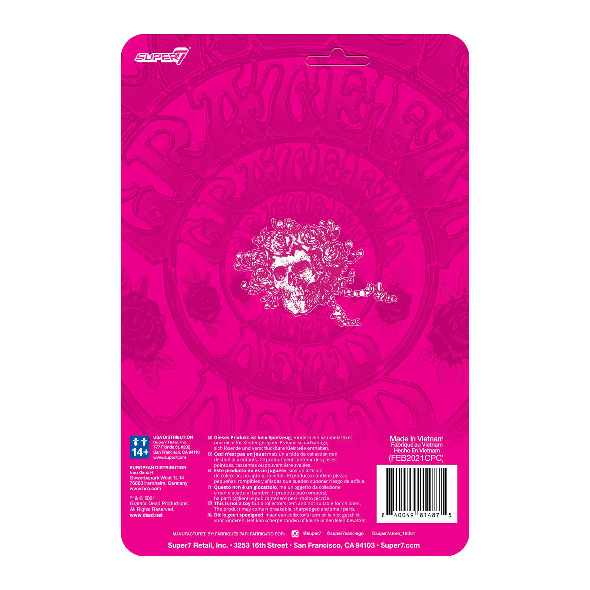 Grateful Dead ReAction Figure - Bertha (Glow)