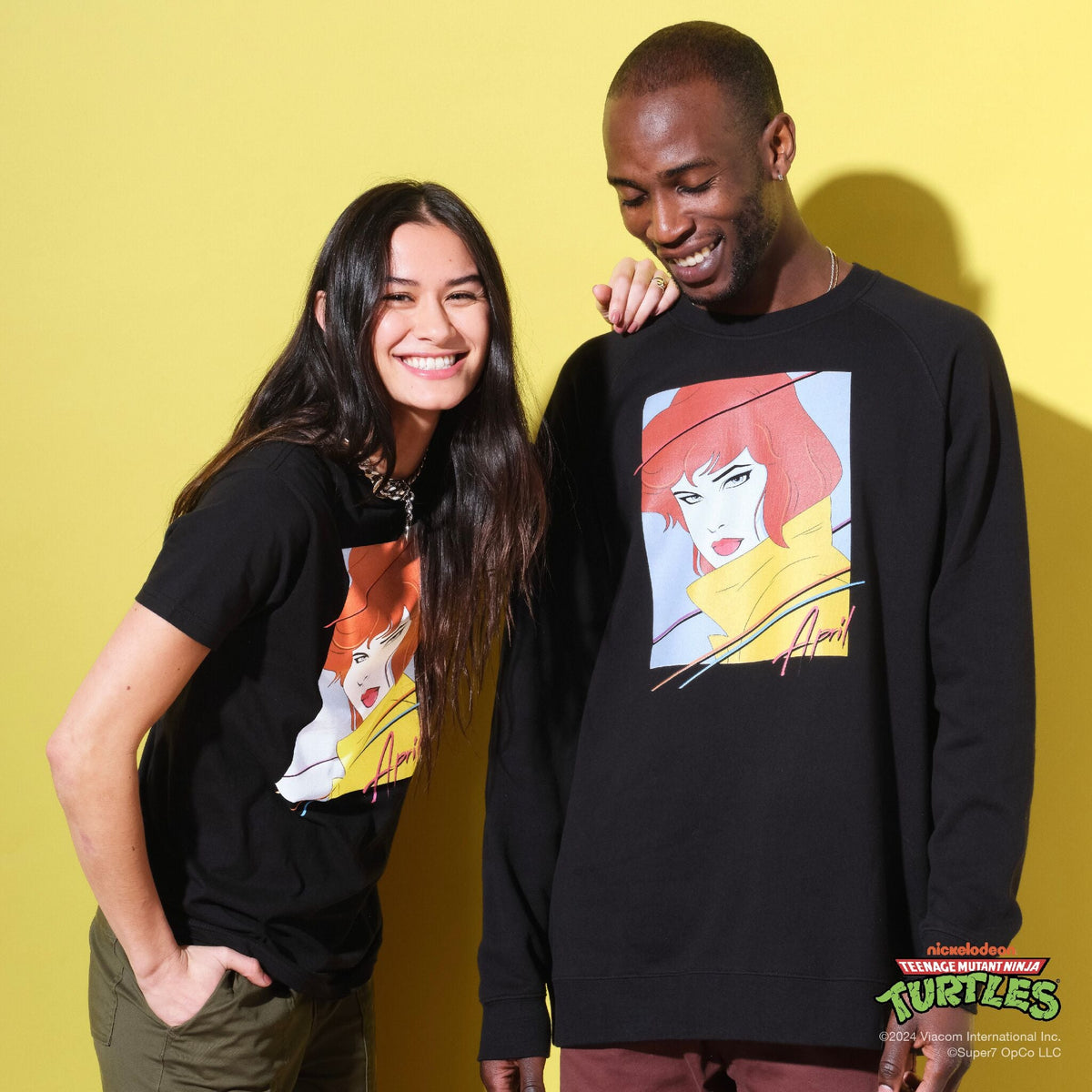Teenage Mutant Ninja Turtles Fleece - 80s April Crewneck