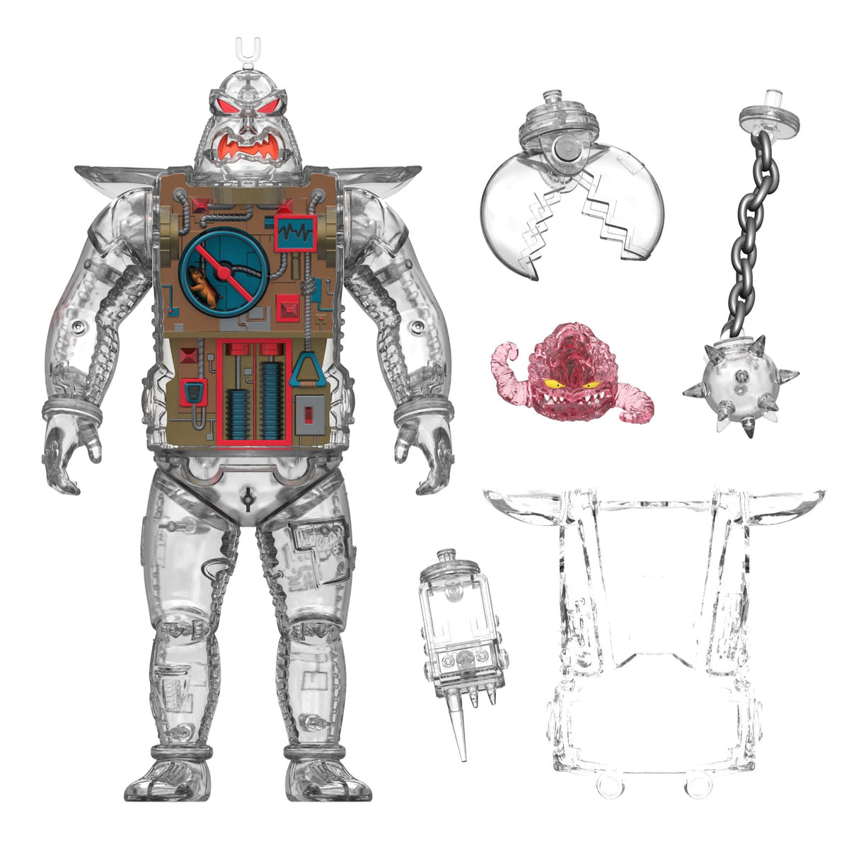 Teenage Mutant Ninja Turtles Super Cyborg - Krang Android (Clear)
