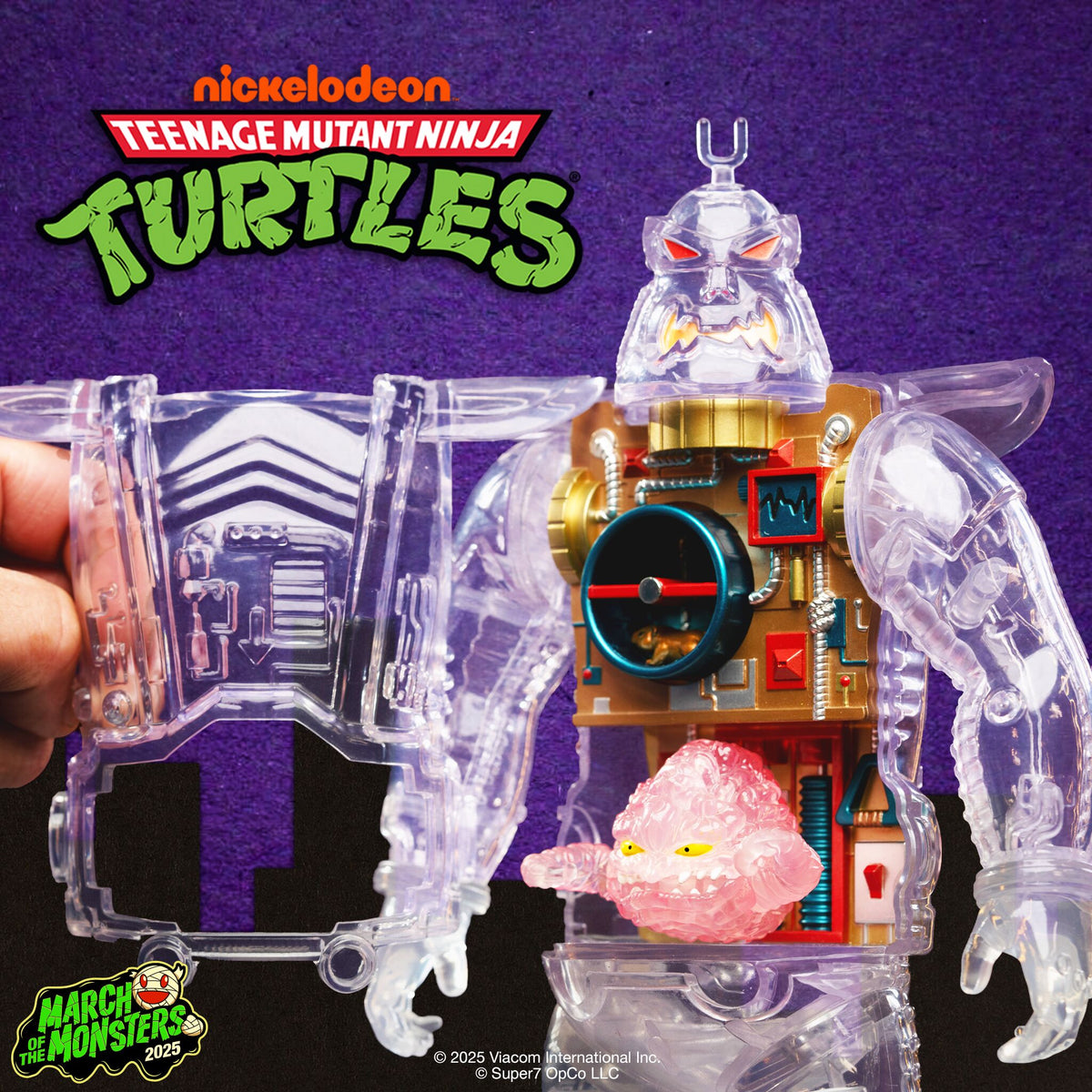 Teenage Mutant Ninja Turtles Super Cyborg - Krang Android (Clear)