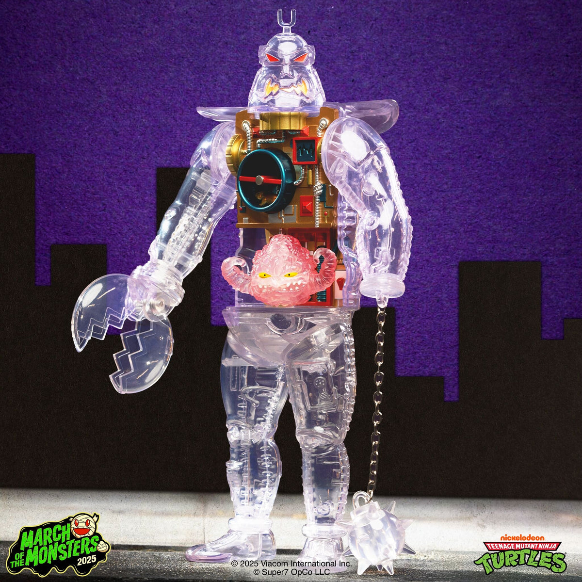 Teenage Mutant Ninja Turtles Super Cyborg - Krang Android (Clear)