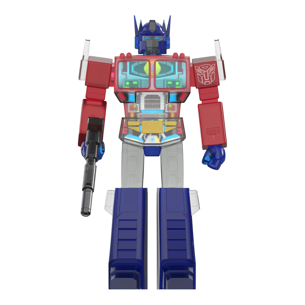 Transformers Super Cyborg - Optimus Prime (Clear Red / Blue)