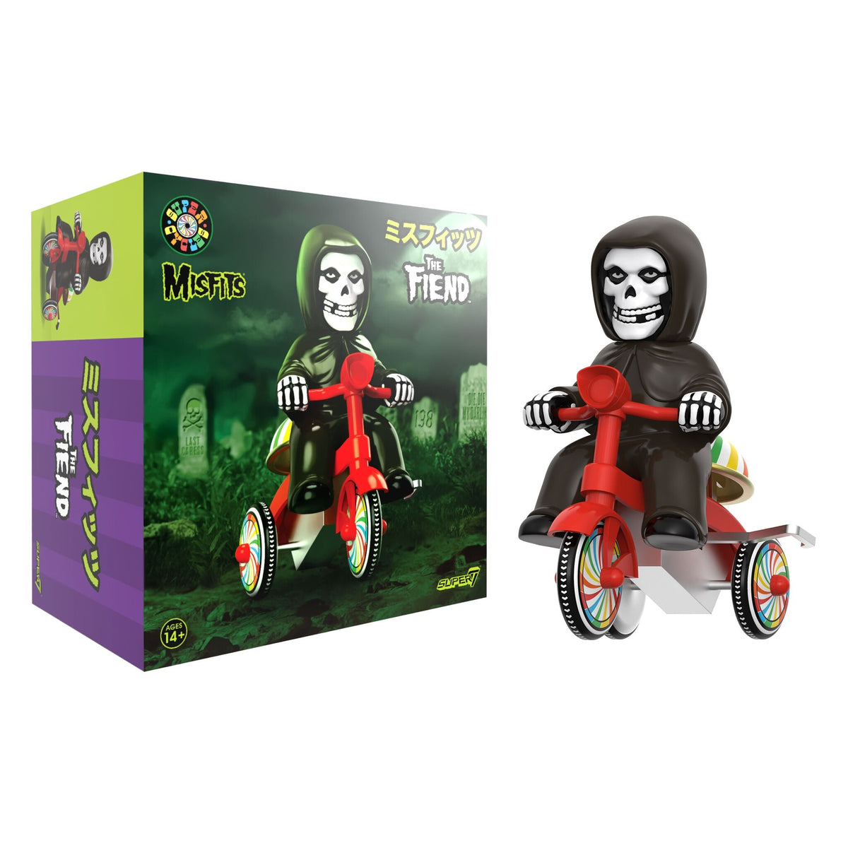 Misfits Super Cycles - Fiend (Black w/ Red Trike)