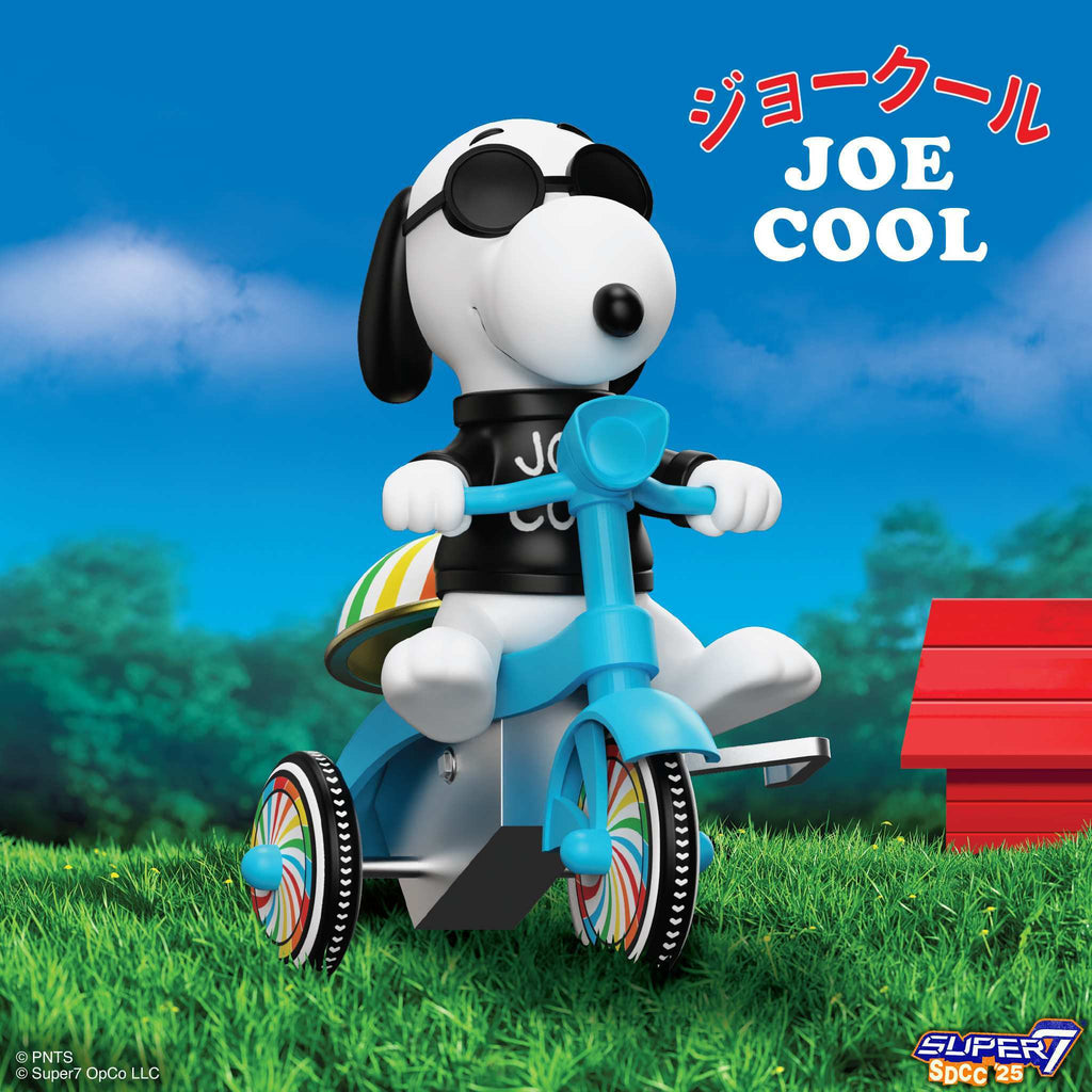 Peanuts Super Cycles - Joe Cool  (Black w/ Blue Trike)