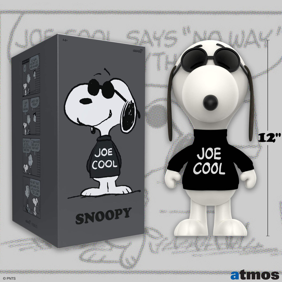 Peanuts SuperSize Vinyl - Snoopy Joe Cool (Black Sweater)