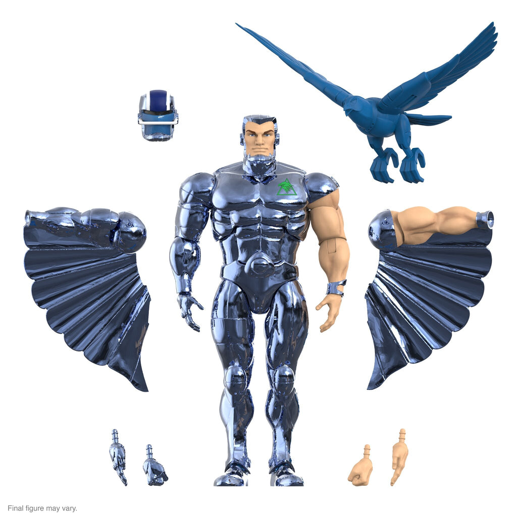 SilverHawks ULTIMATES! Wave 06 - Bluegrass (VAC Metal - Toy Version), Steelwill (VAC Metal - Toy Version), Mo-Lec-U-Lar (Toy Version), & Windhammer (Toy Version)