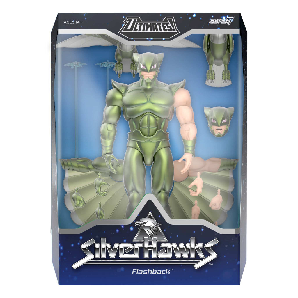 SilverHawks ULTIMATES! Wave 07 - Flashback, Hardware, Melodia & Condor (Toon)