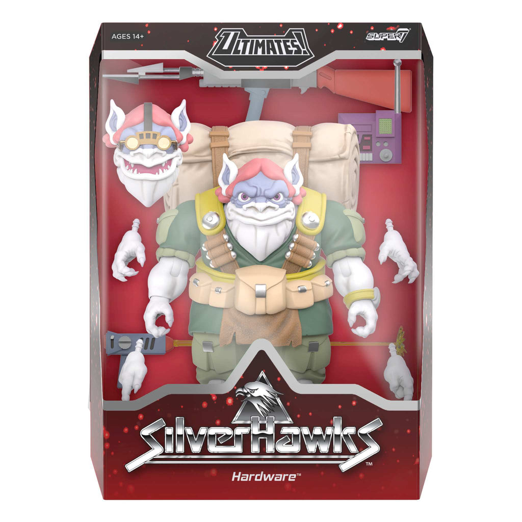 SilverHawks ULTIMATES! Wave 07 - Flashback, Hardware, Melodia & Condor (Toon)