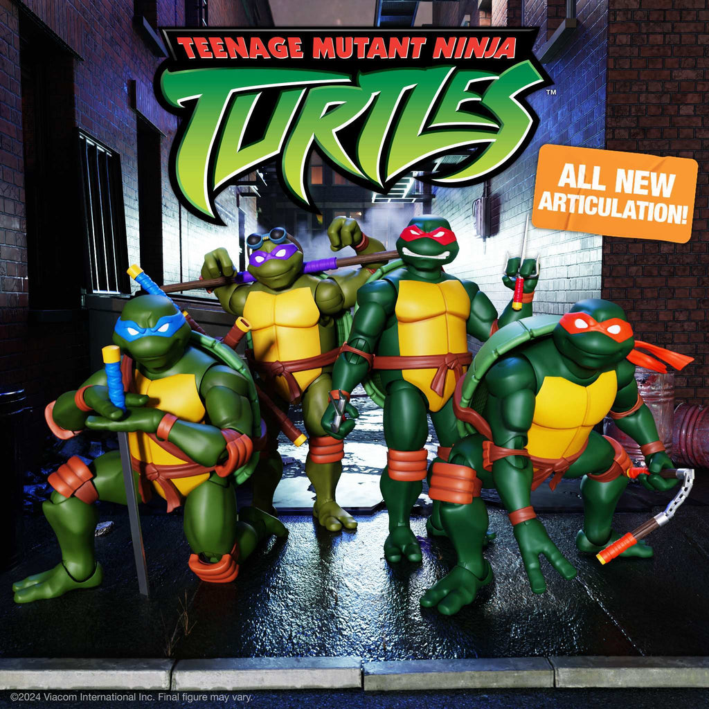 Teenage Mutant Ninja Turtles ULTIMATES! Wave 12 - Michelangelo, Leonardo, Donatello, Raphael