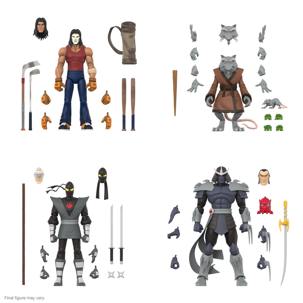 Teenage Mutant Ninja Turtles ULTIMATES! Wave 13 - Splinter, Casey Jones, Shredder & Foot Ninja