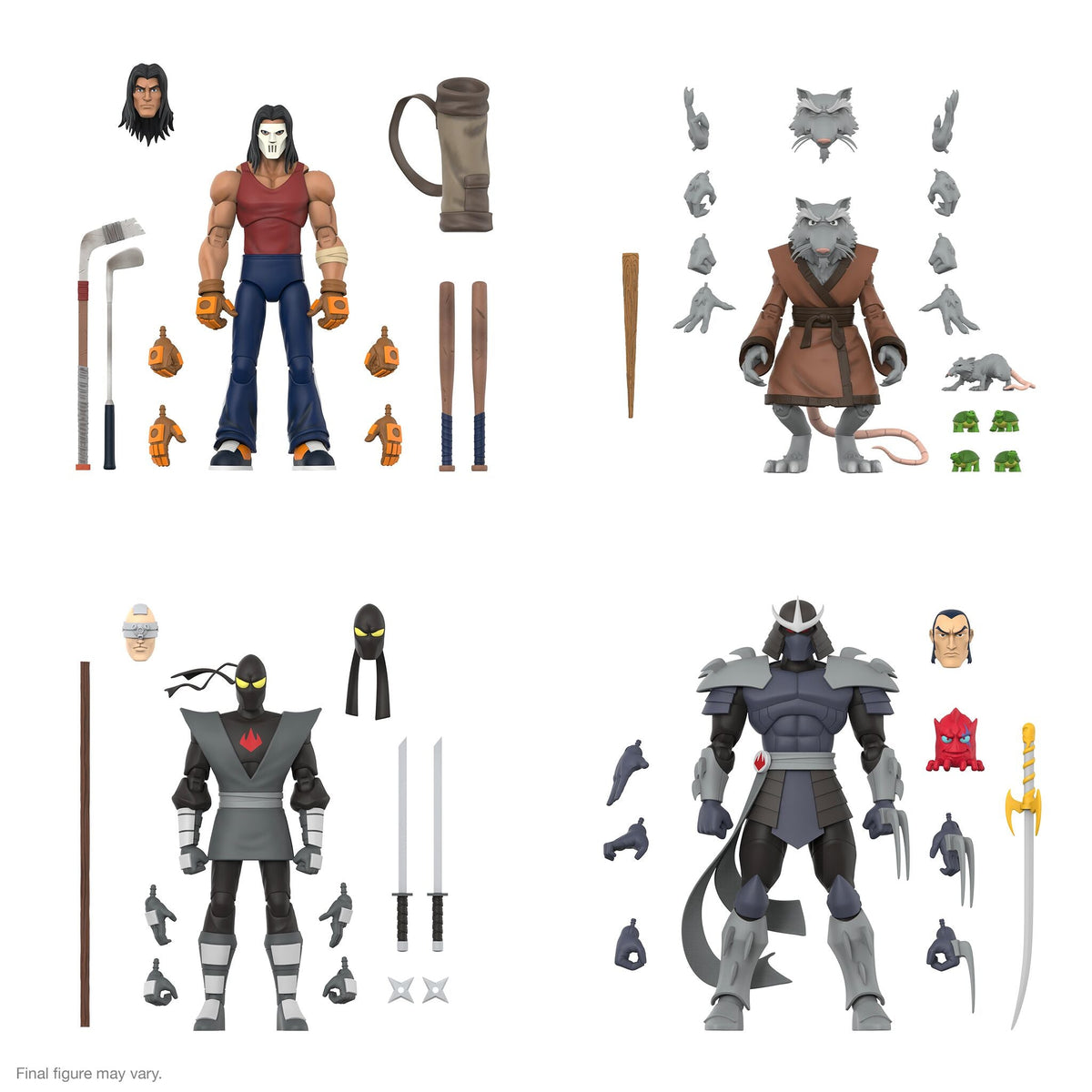 Teenage Mutant Ninja Turtles ULTIMATES! Wave 13 - Splinter, Casey Jones, Shredder & Foot Ninja