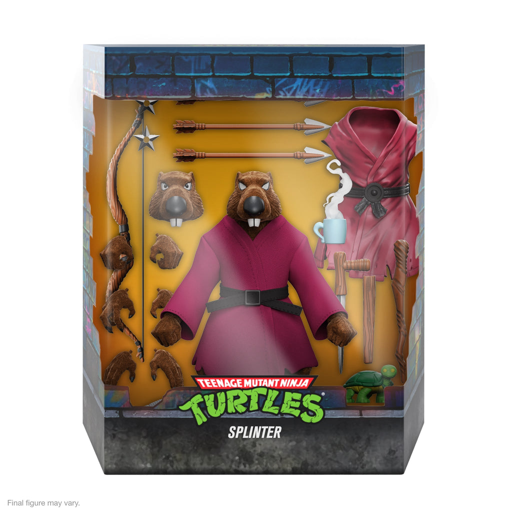 Teenage Mutant Ninja Turtles ULTIMATES! Wave 9 - Splinter (Flocked)