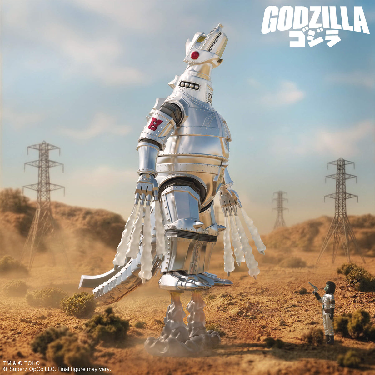 Toho ULTIMATES! Wave 07 - Godzilla 74, Mechagodzilla 74 & Godzilla 54