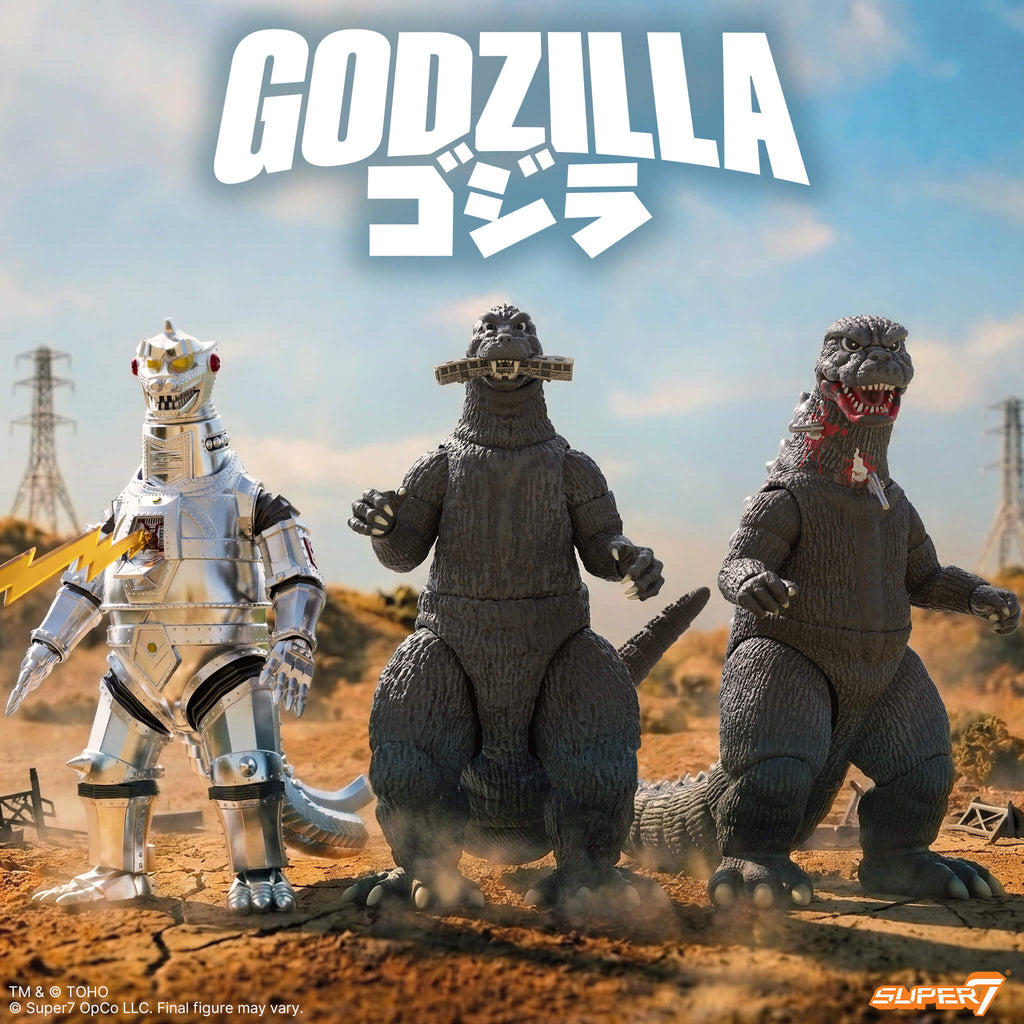Toho ULTIMATES! Wave 07 - Godzilla 74, Mechagodzilla 74 & Godzilla 54