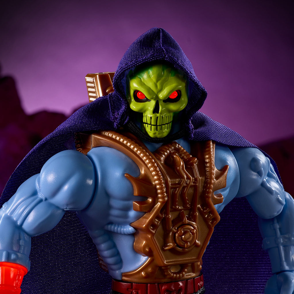 Masters of the Universe Origins Deluxe Laser Light Skeletor
