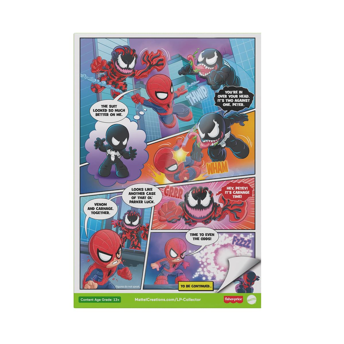 Little People Collector Marvel Spider-Man: Issue 1 Special Edition Set