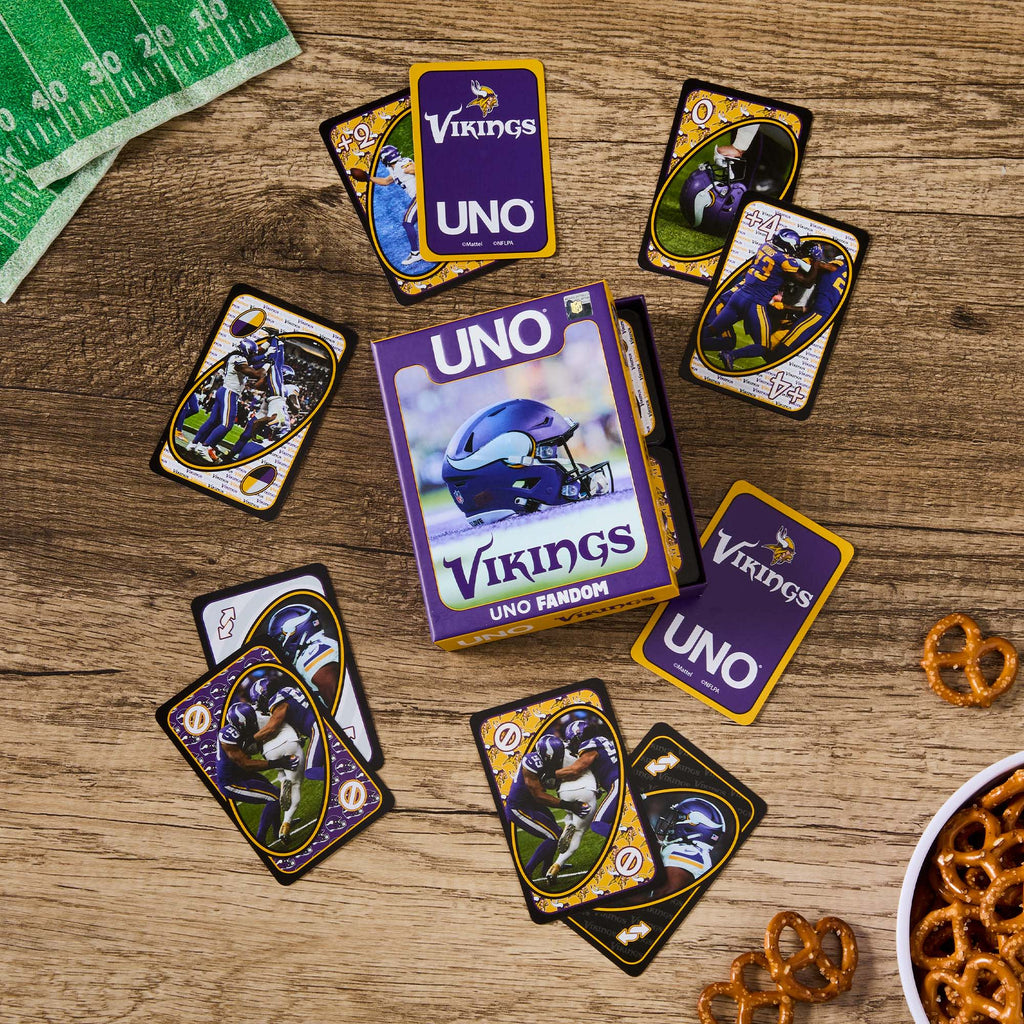 UNO Fandom NFL Minnesota Vikings Game Deck