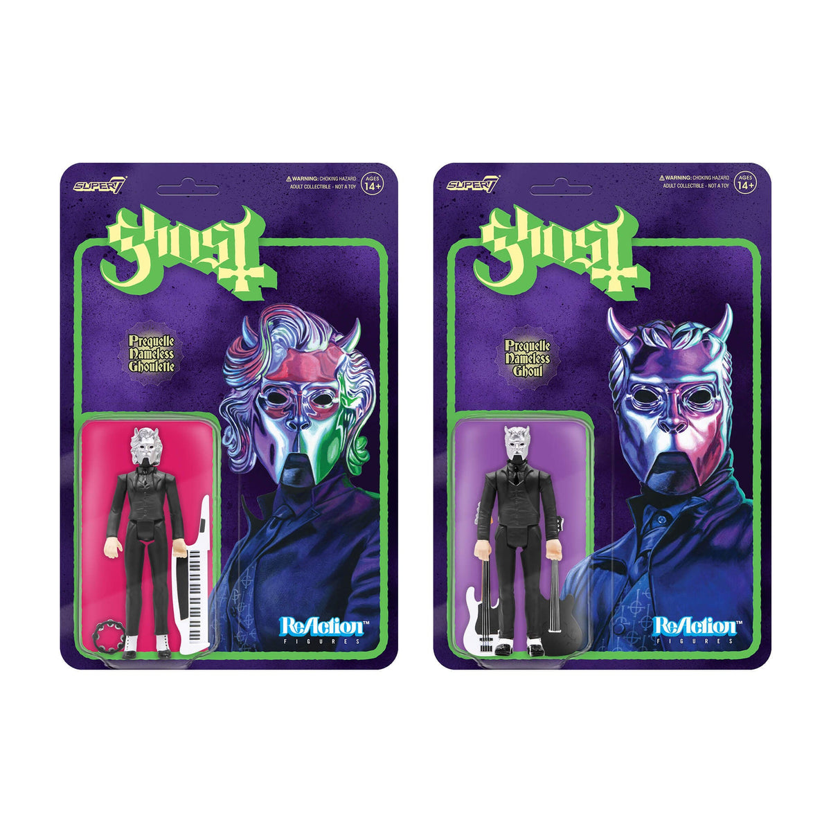 Ghost ReAction Figure - Prequelle Nameless Ghoul & Ghoulette