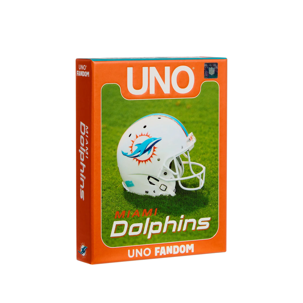 UNO Fandom NFL Miami Dolphins Game Deck