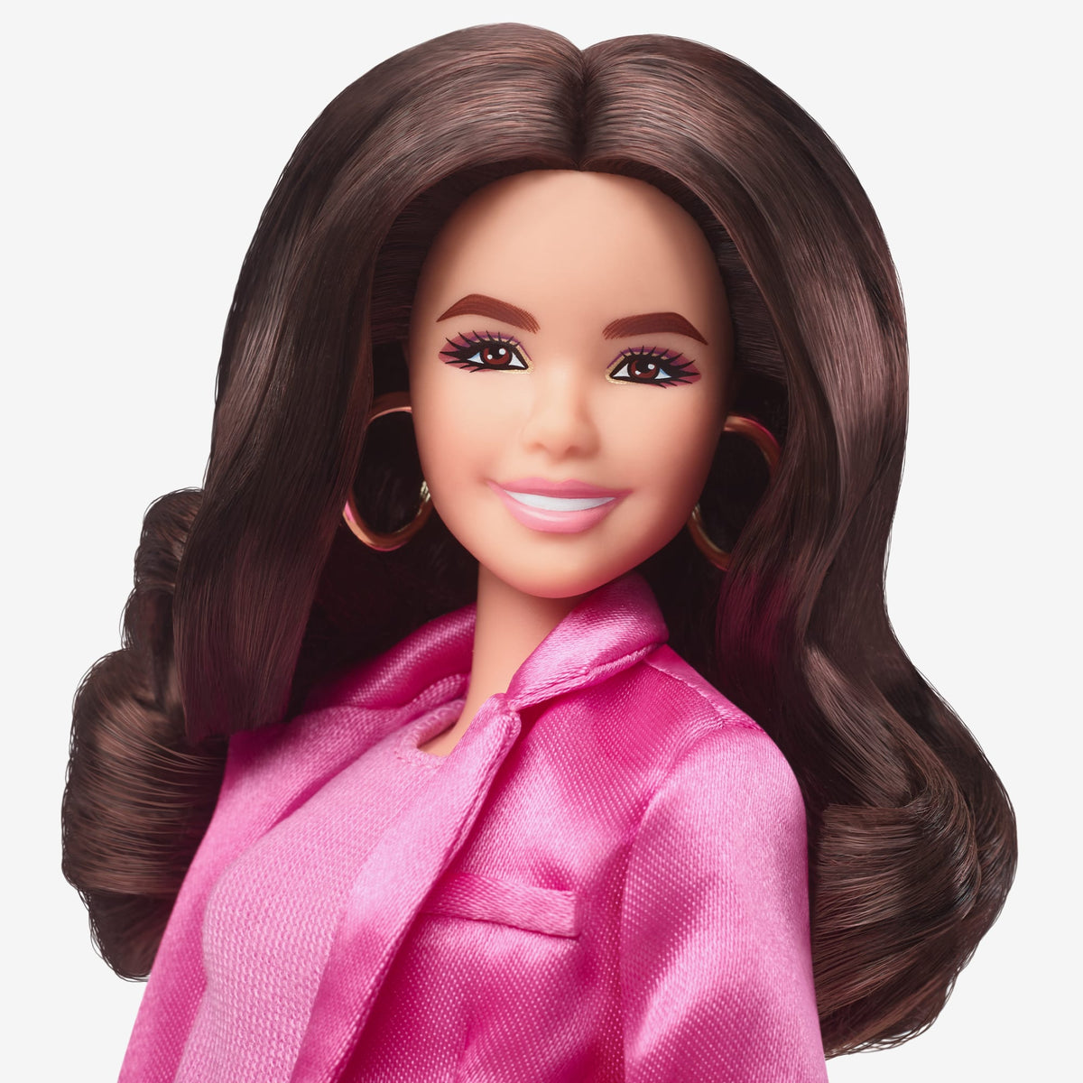 Gloria Doll Wearing Pink Power Pantsuit – Barbie The Movie