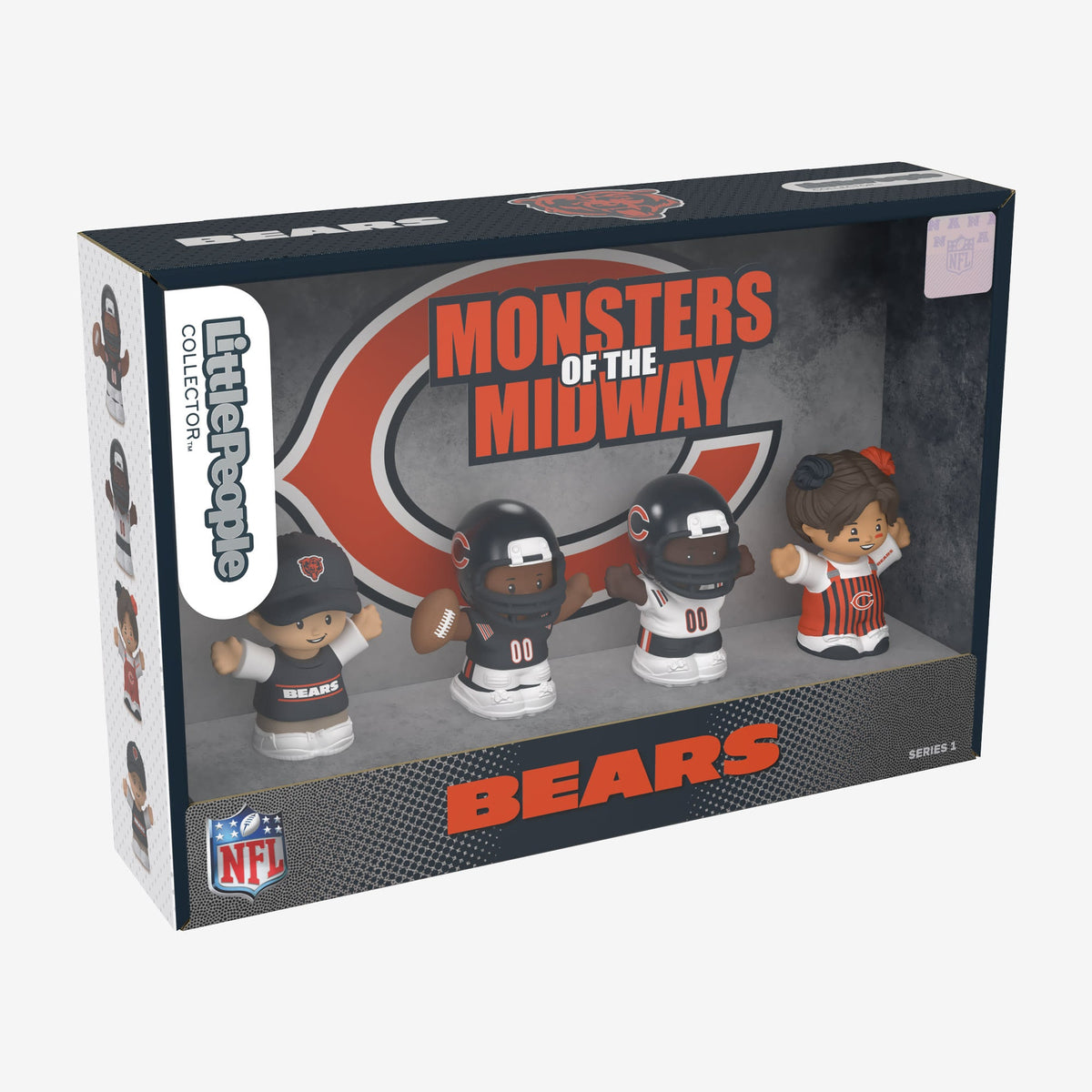 Little People Collector x NFL Chicago Bears Set