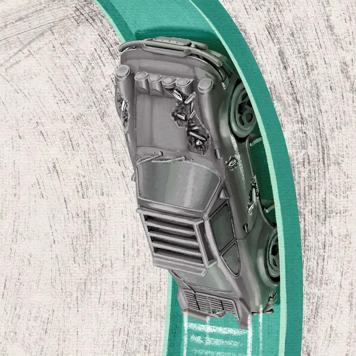 Hot Wheels x Daniel Arsham Legends Archive Lap 4 Poster