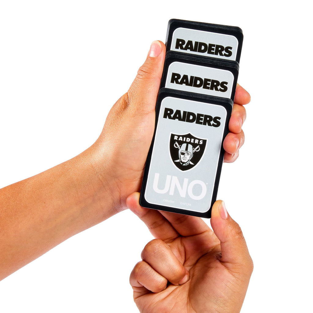 UNO Fandom NFL Las Vegas Raiders Game Deck