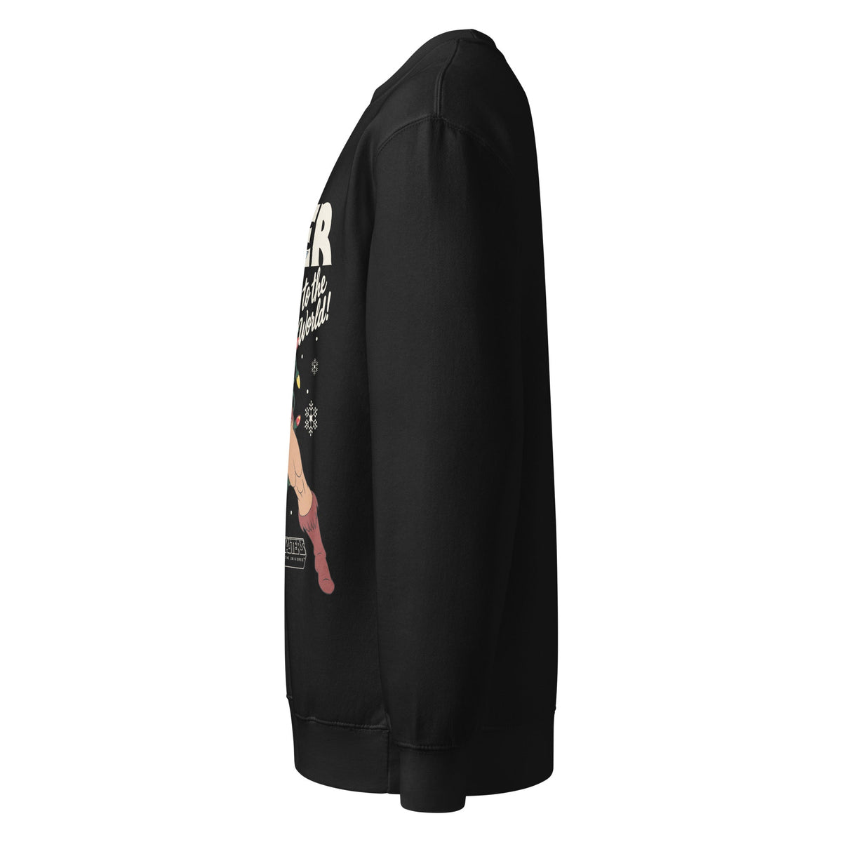 Masters of the Universe He-Man Power to the World Black Sweatshirt