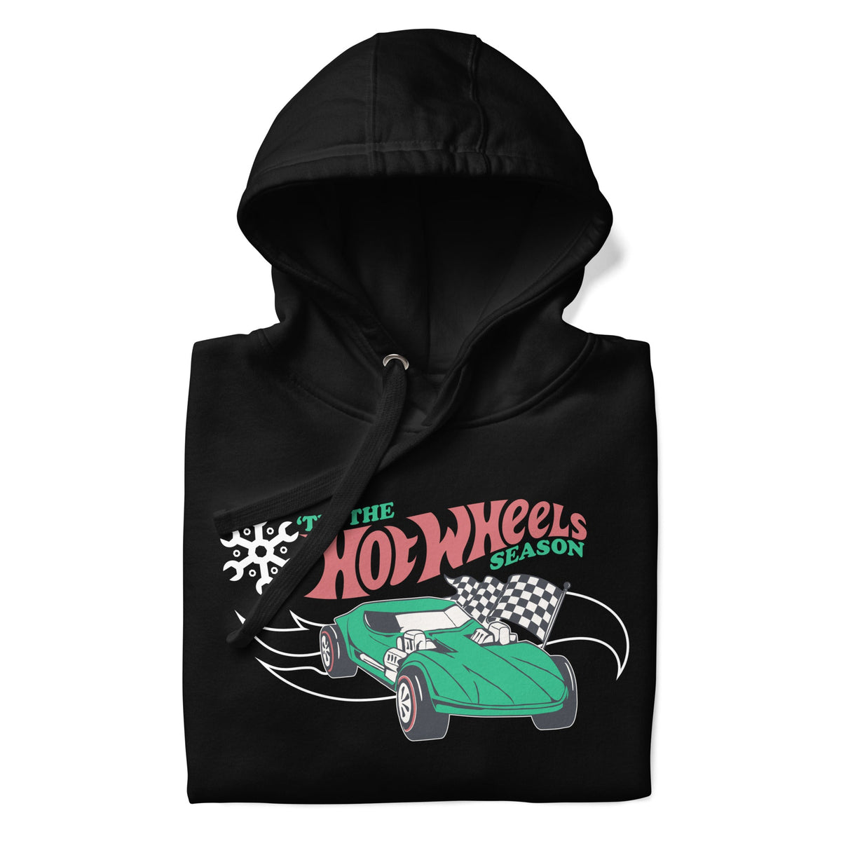 Hot Wheels Tis the Season for Speed Black Hoodie