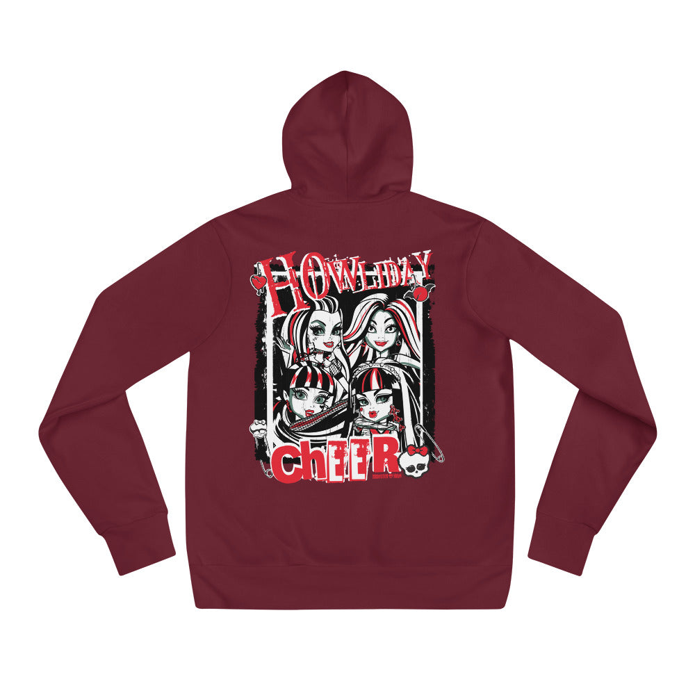 Monster High Howliday Cheer Burgundy Hoodie