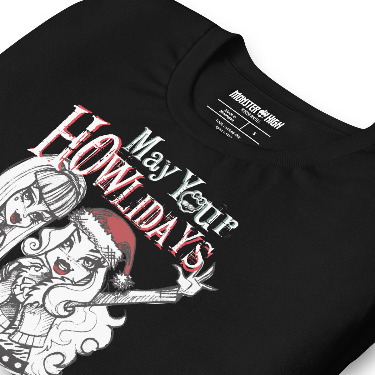Monster High Scary and Bright Black T-shirt