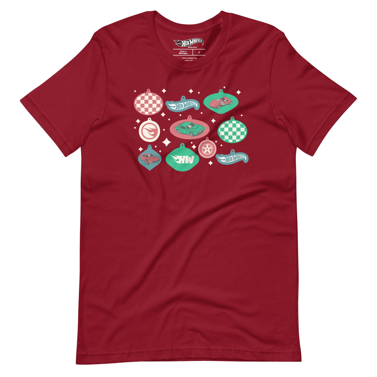 Hot Wheels Ornaments Red T-shirt