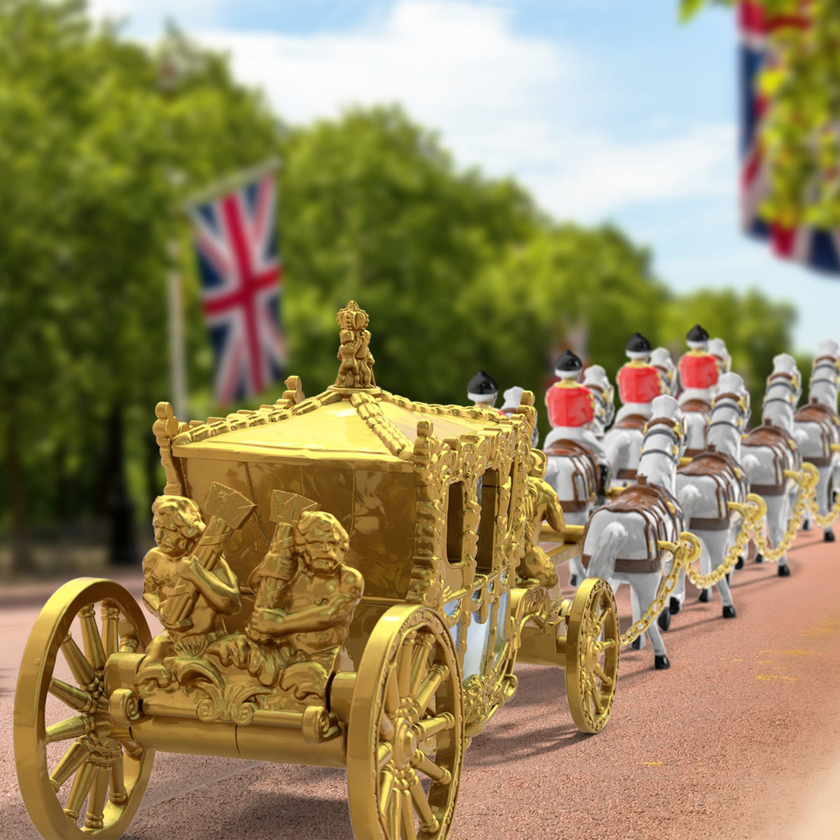 Matchbox Collectors Coronation Gold State Coach